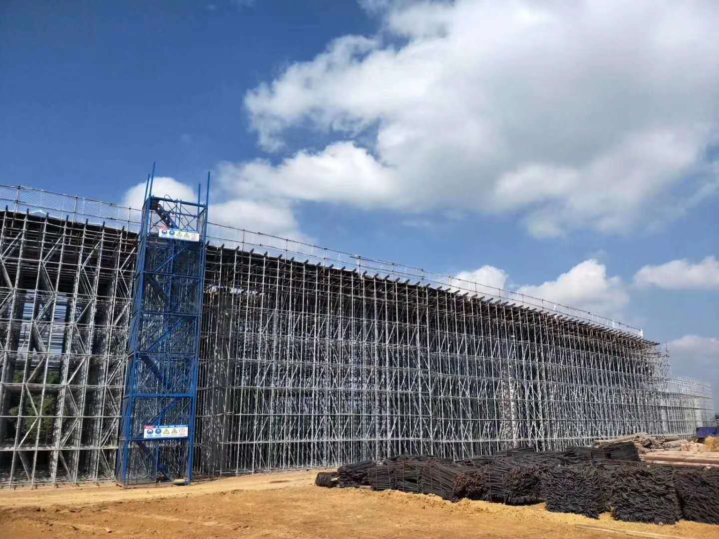 盤扣腳手架搭建周期短，經(jīng)濟效益好！